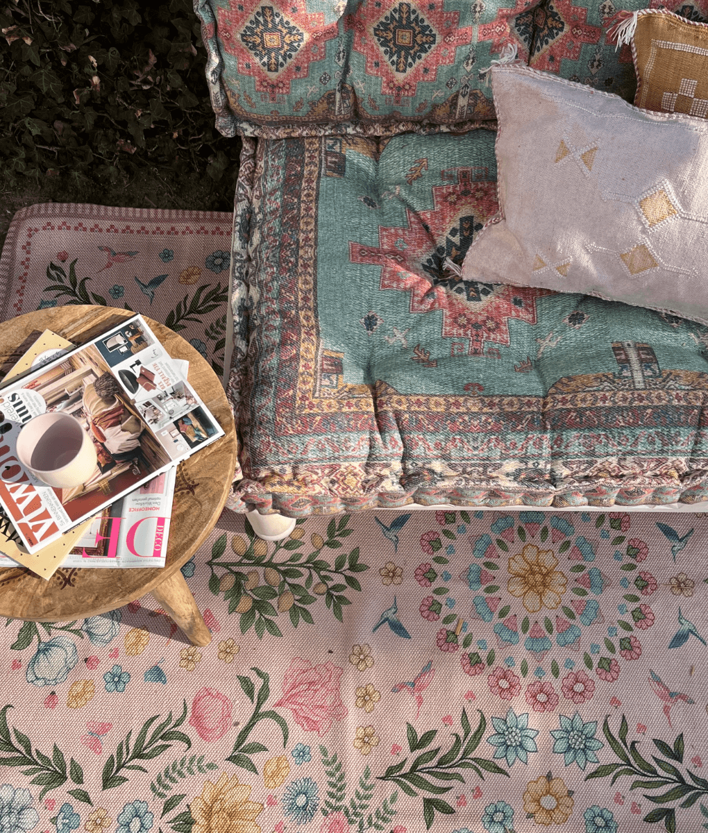 Wonder Rugs Outdoor-Teppich Garden rosa