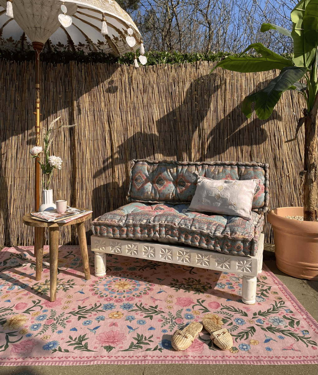 Wonder Rugs Outdoor-Teppich Garden rosa