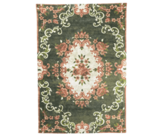 Wonder Rugs Vintage Teppich Waldgrün