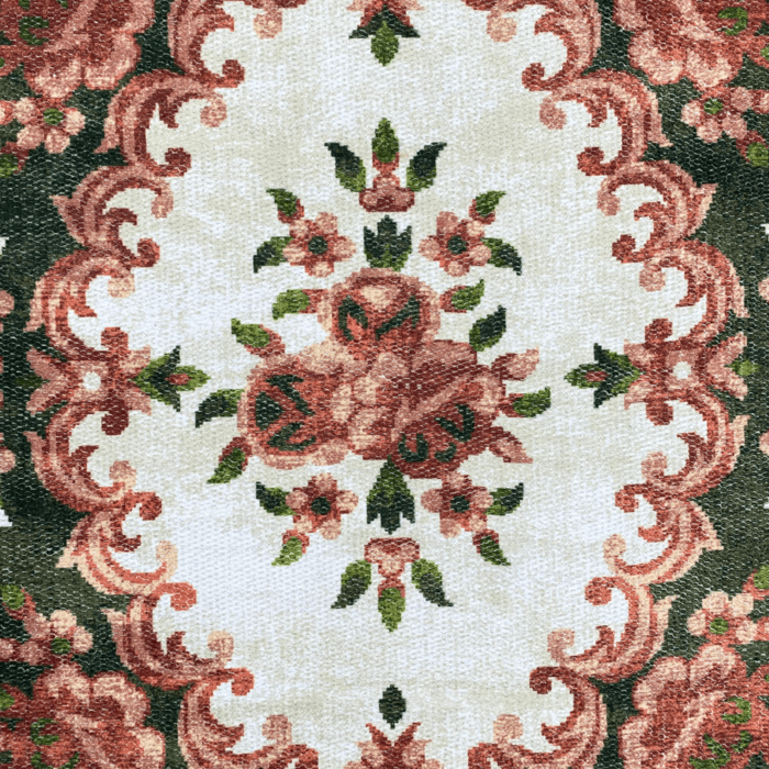 Wonder Rugs Vintage Teppich Waldgrün