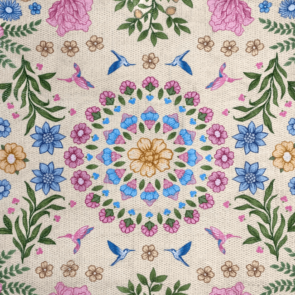 Wonder Rugs Vintage-Teppich Garden Vanille