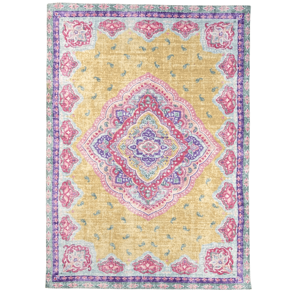 Wonder Rugs Vintage Teppich Mila gelb