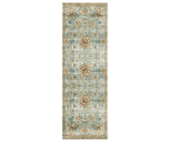 Wonder Rugs Läufer / Balkonteppich Blütengrün