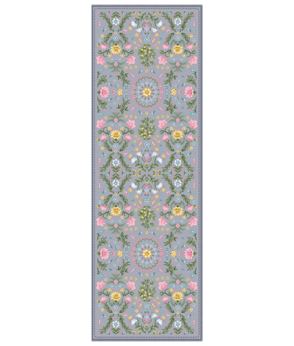 Wonder Rugs Läufer / Balkonteppich PET Garden grau