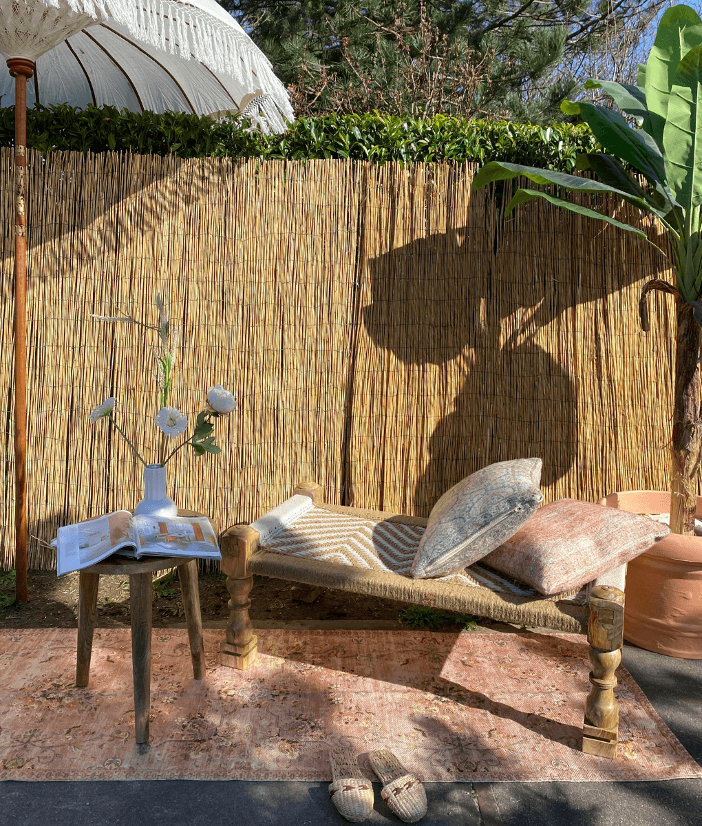 Wonder Rugs Läufer/Balkonteppich PET Blossom rosa