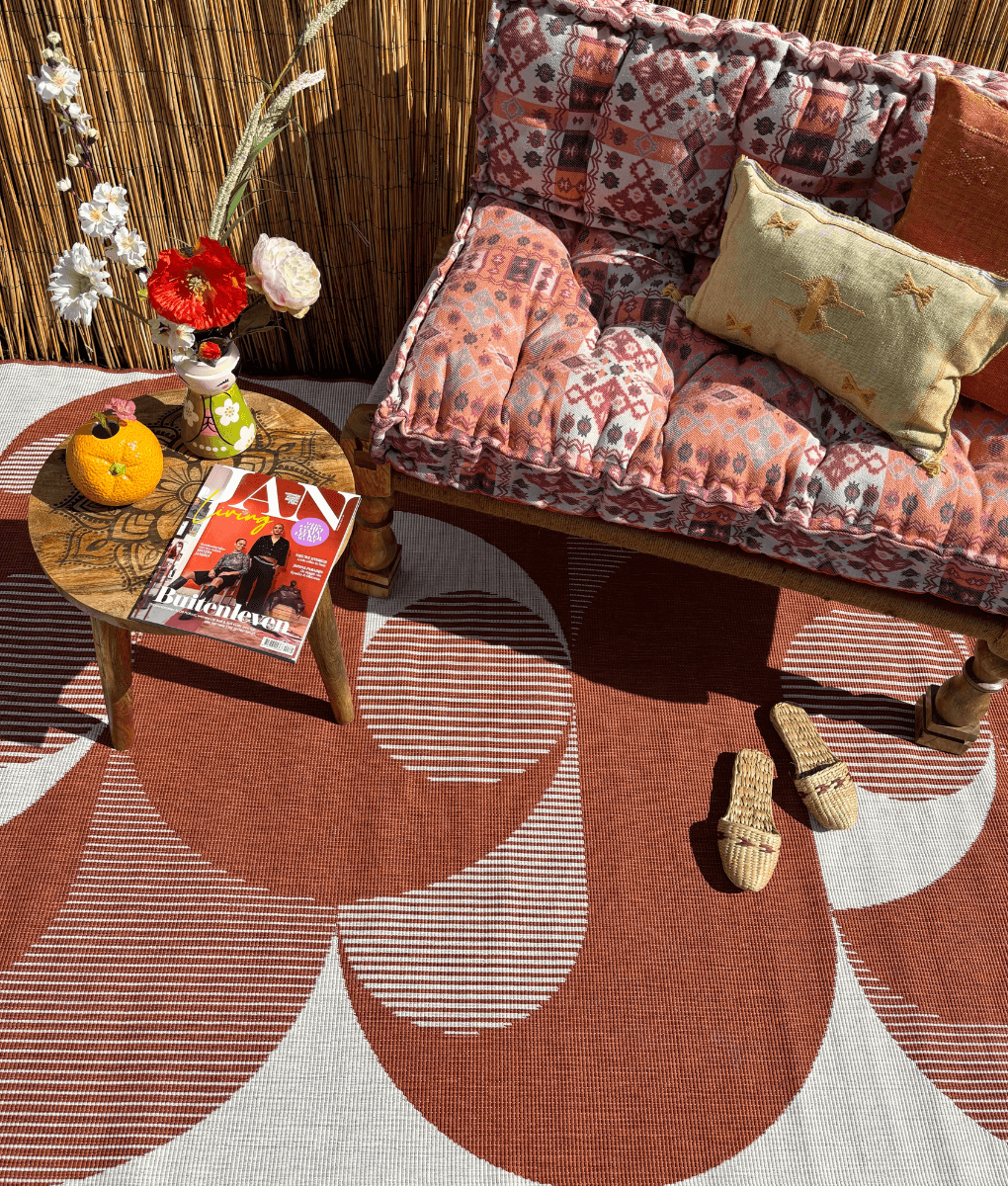 Wonder Rugs Jute-Look Outdoor-Teppich Swing Terra