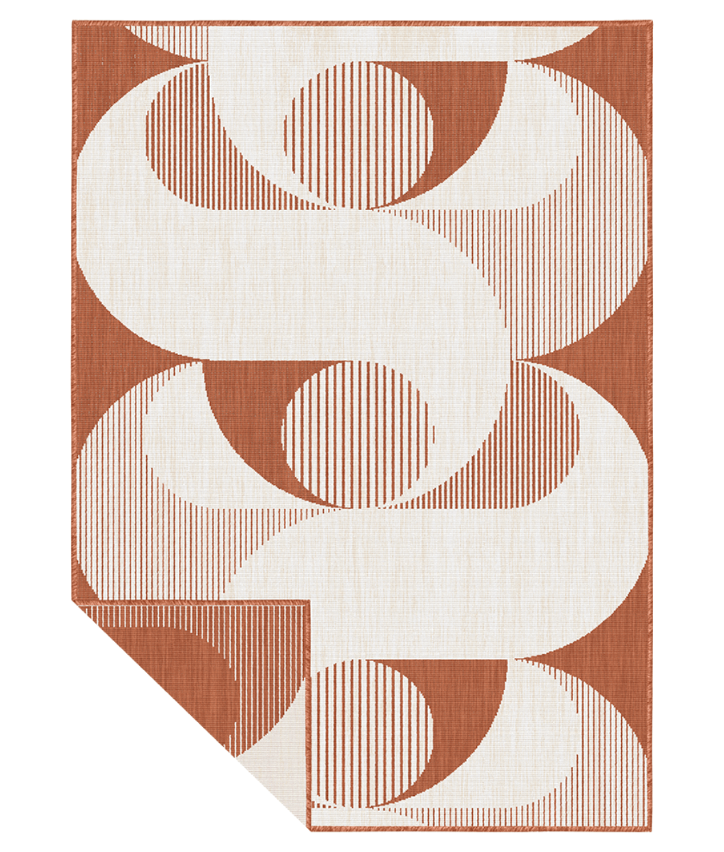 Wonder Rugs Jute-Look Outdoor-Teppich Swing Terra