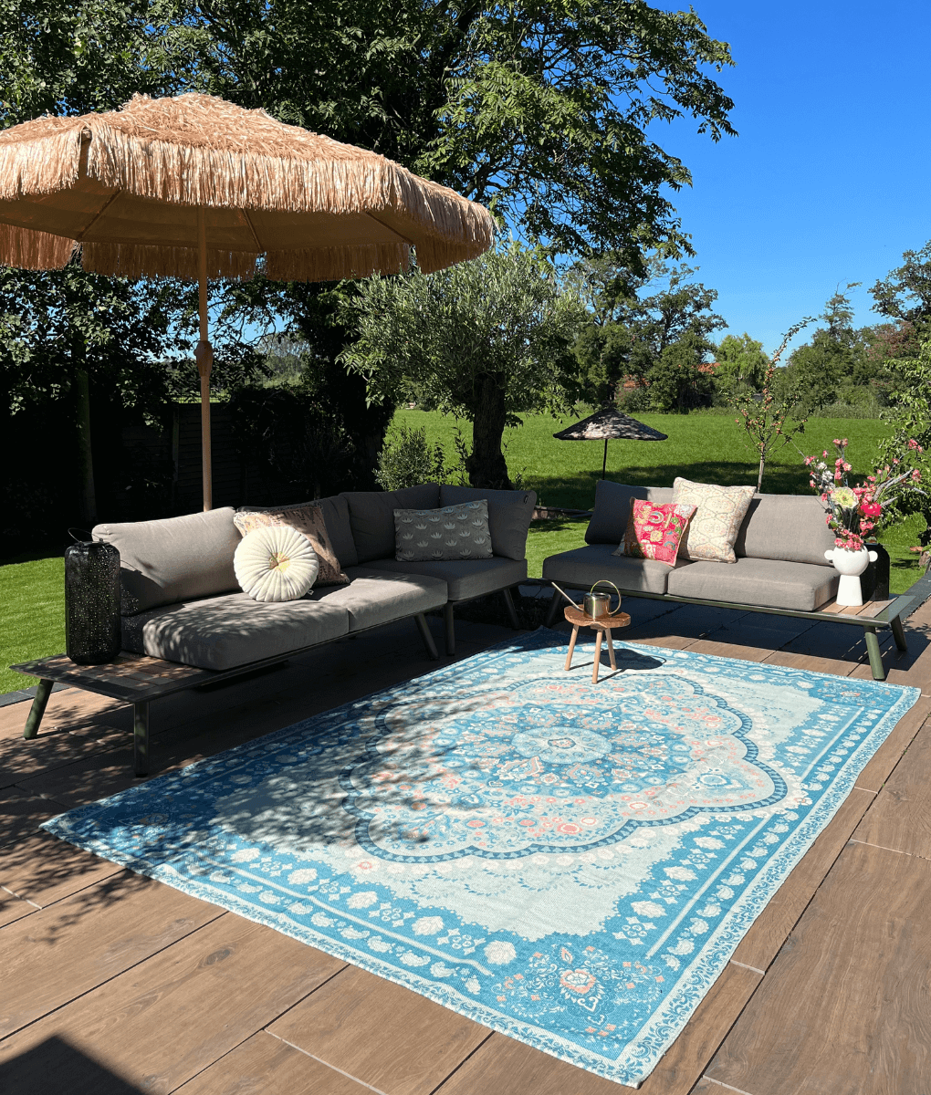 Wonder Rugs Outdoor-Teppich Wonder blau Jona