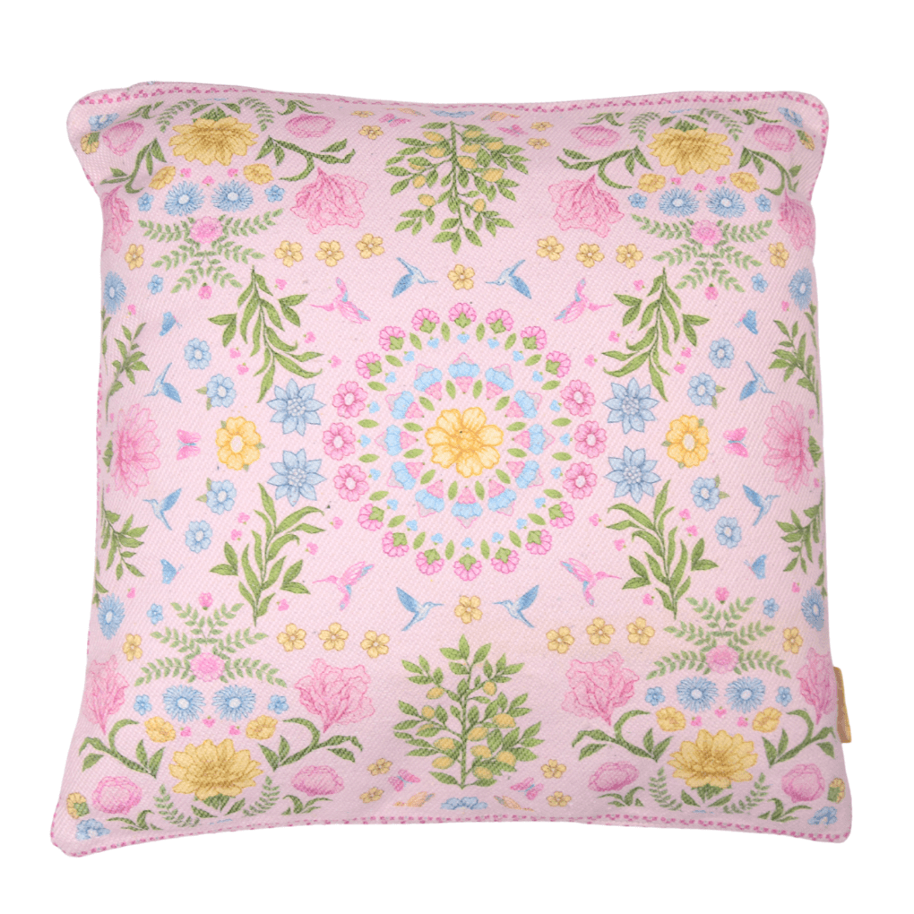 Garten-Dekokissen rosa