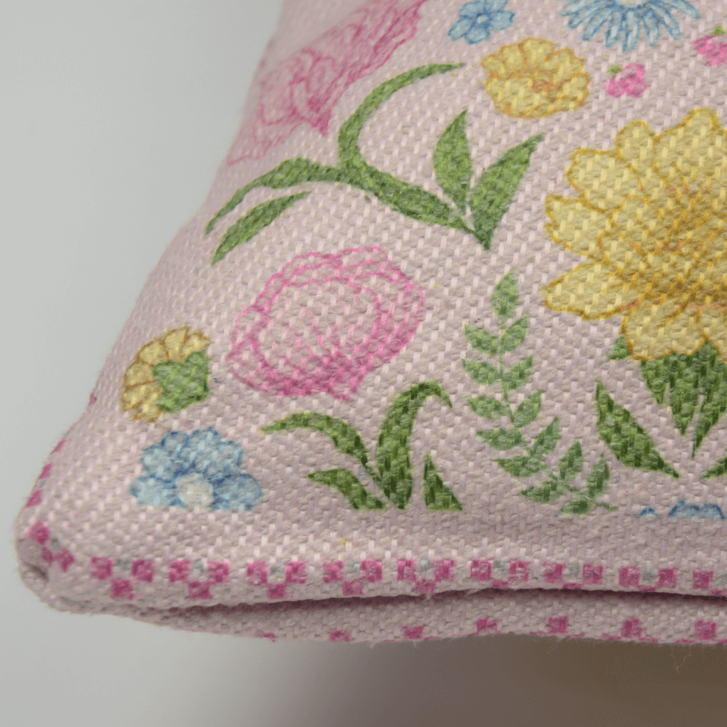 Garten-Dekokissen rosa