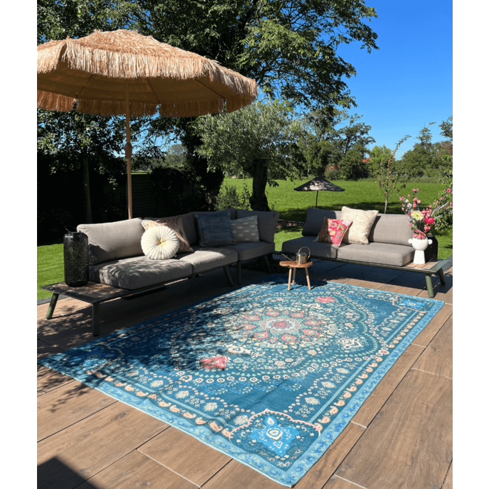 Wonder Rugs Blauer Outdoor-Teppich Wonder