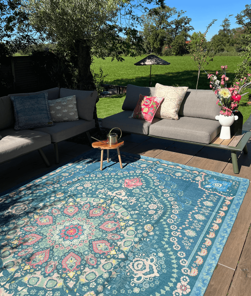 Wonder Rugs Blauer Outdoor-Teppich Wonder
