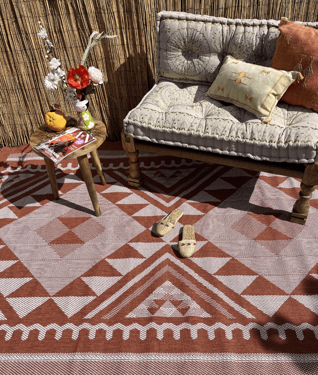 Wonder Rugs Jute-Look Outdoor-Teppich Terra Mexiko