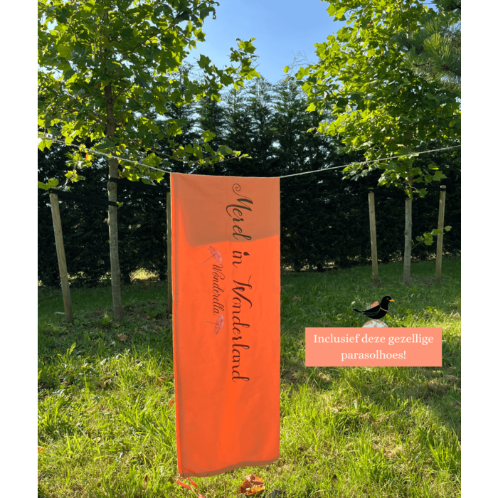 Sonnenschirmgrünes Glück