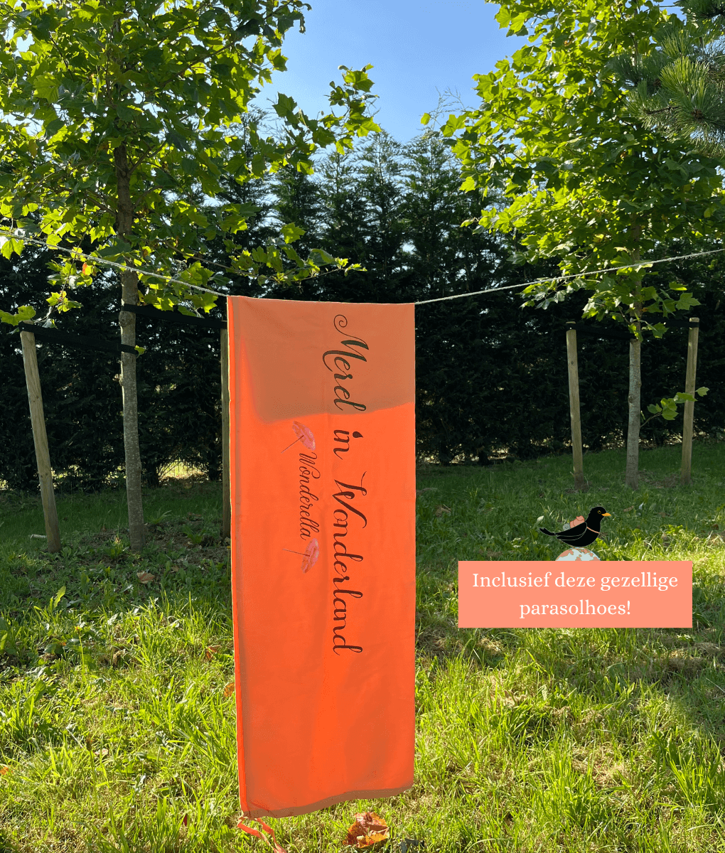 Sonnenschirm Wonderella rote Blume Bali