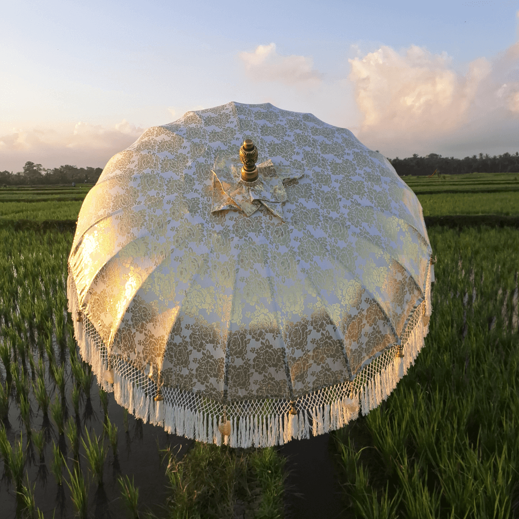 Sonnenschirm Weiße Rosen - Wonderella