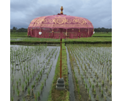 Bali-Sonnenschirm Altrosa