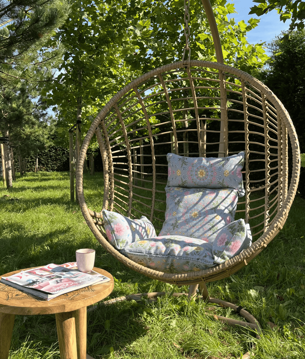 Hängesesselkissen Garten Lavendel