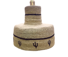 Seegraslampe Kaktus schwarz