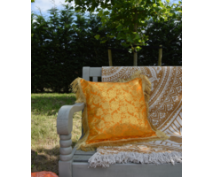 Luxuskissen Orange Sonne