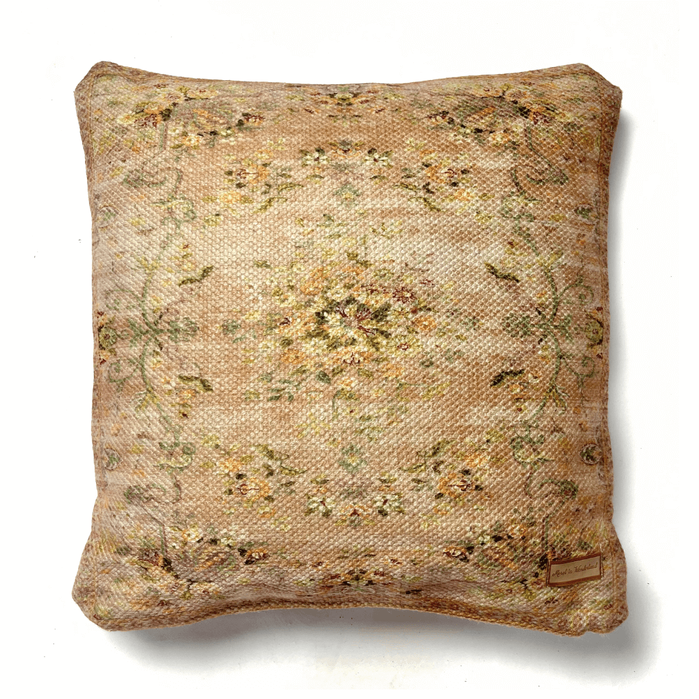 Kelim-PET-Kissen - Blütenrosa