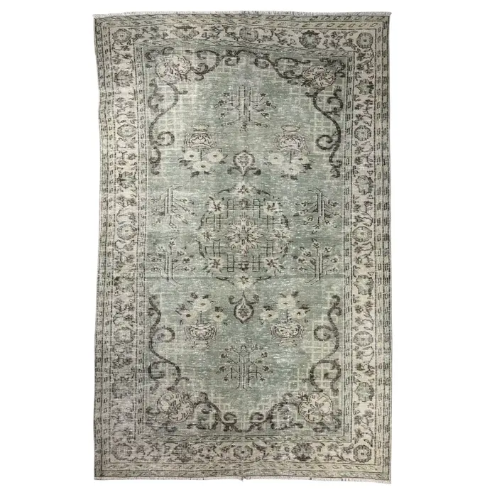 Vintage Türkis Kilim 143x252 cm