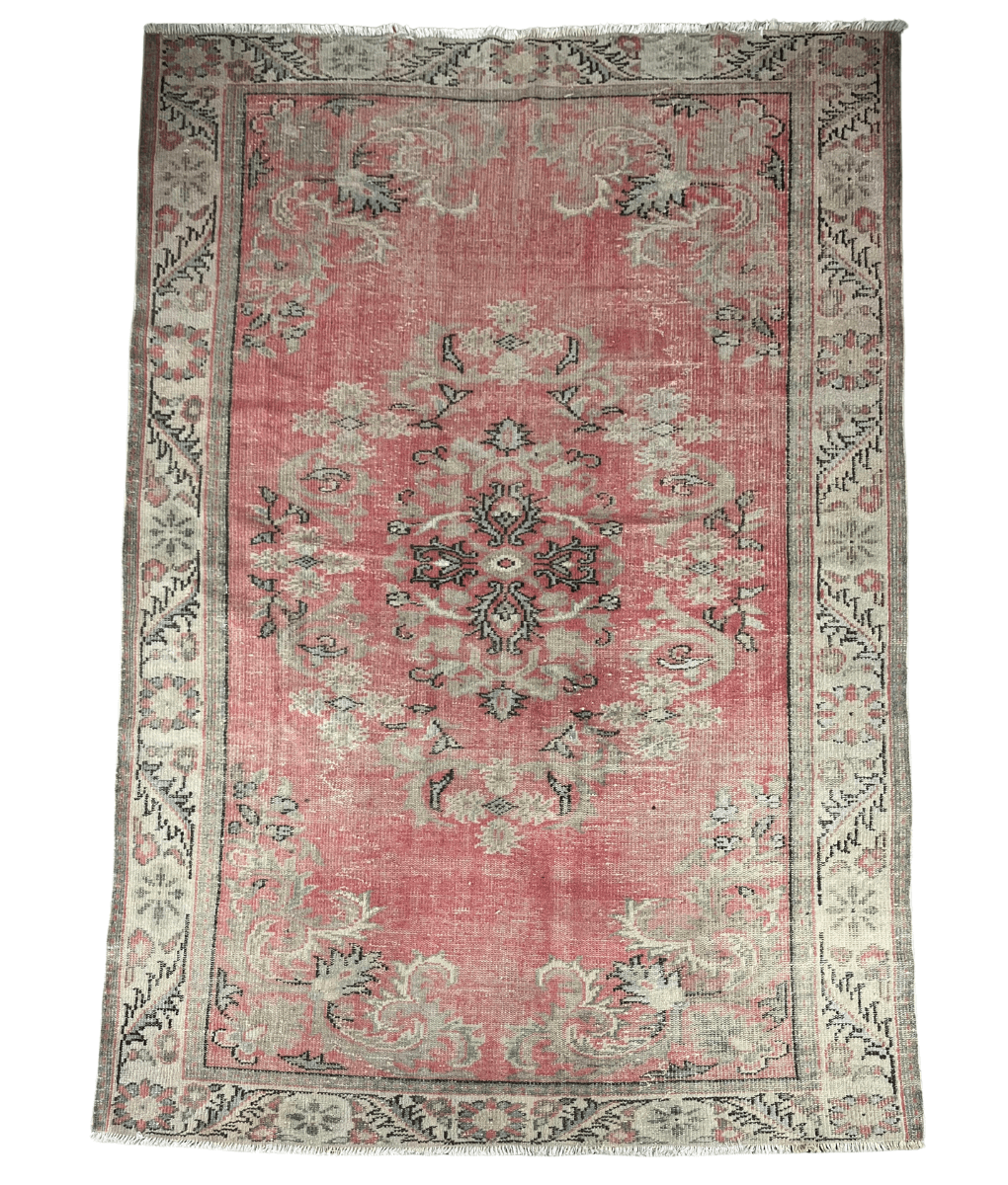 Vintage-Teppich Rosa 183x272cm