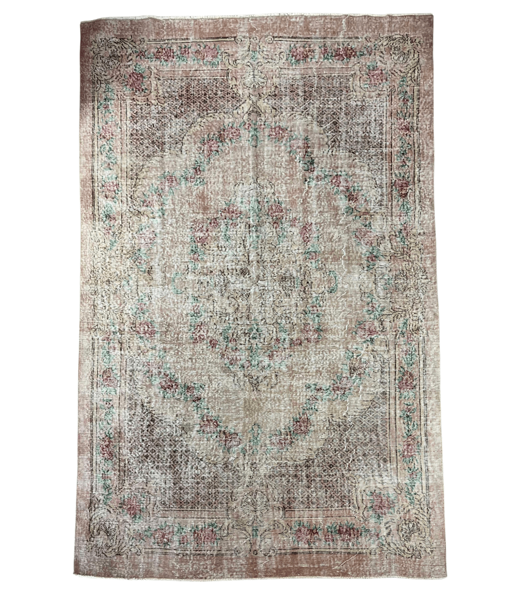 Vintage tapijt grijs 182x292cm