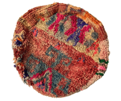 Marokkanischer runder Pouf Atlas