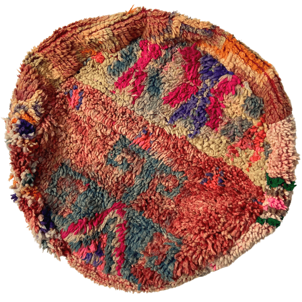 Marokkanischer runder Pouf Atlas