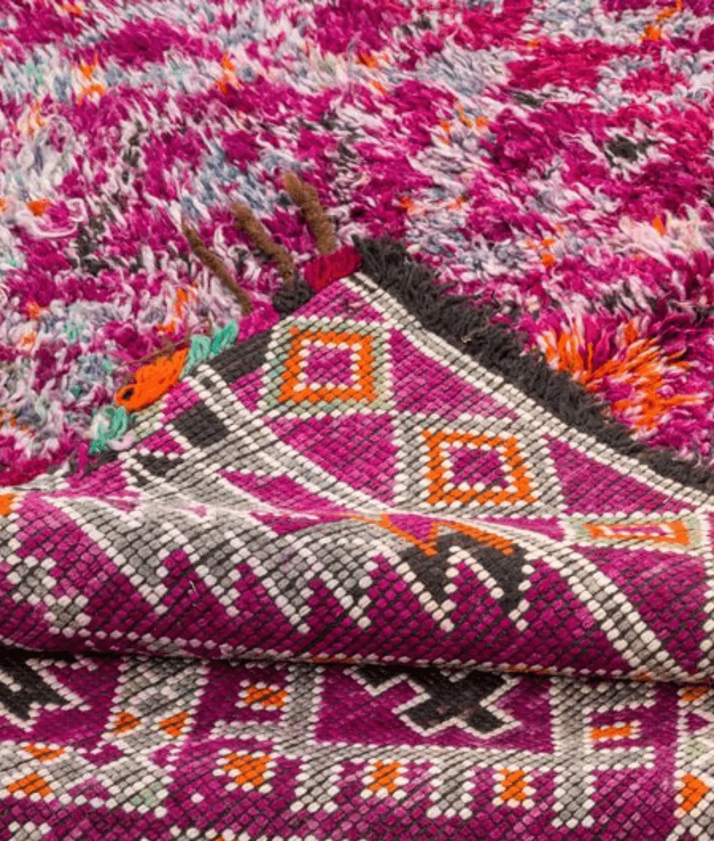 Marokkanischer Beni Mguild-Teppich Bunt – 180 x 386 cm