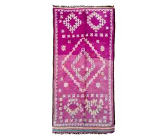 Berber-Teppich Lila Türkis – 190 x 400 cm