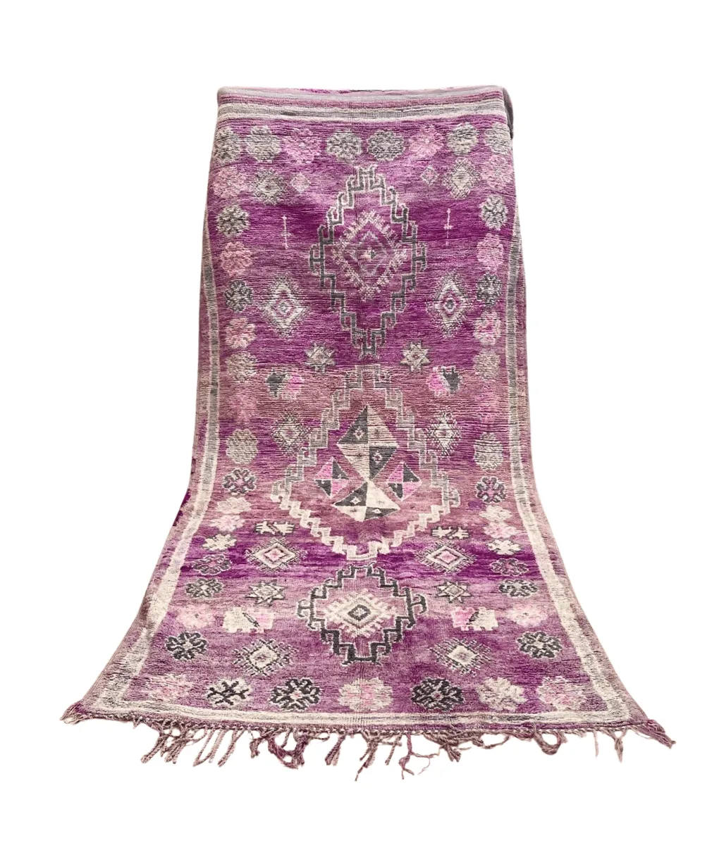 Marokkanischer Beni Mguild-Teppich Blume – 360 x 163 cm