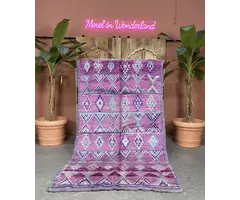 Marokkanischer-Teppich lila 140x254cm