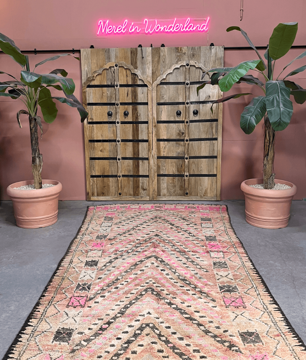 Mguild Teppich Rosa - 400 x 172 cm