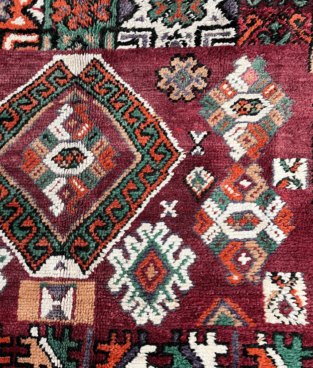 Marokkanischer Teppich Pastell - 410 x 192 cm