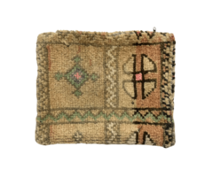 Marokkanisches Kissen in weichem Pastell