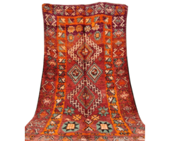 Marokkanischer Teppich in Rosa, 323 x 194 cm