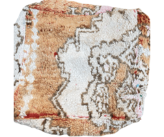 Marokkanischer Pouf in Gelb