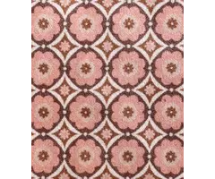 Maßgefertigte Fußmatte/Läufermatte – Mediterrane Rosa