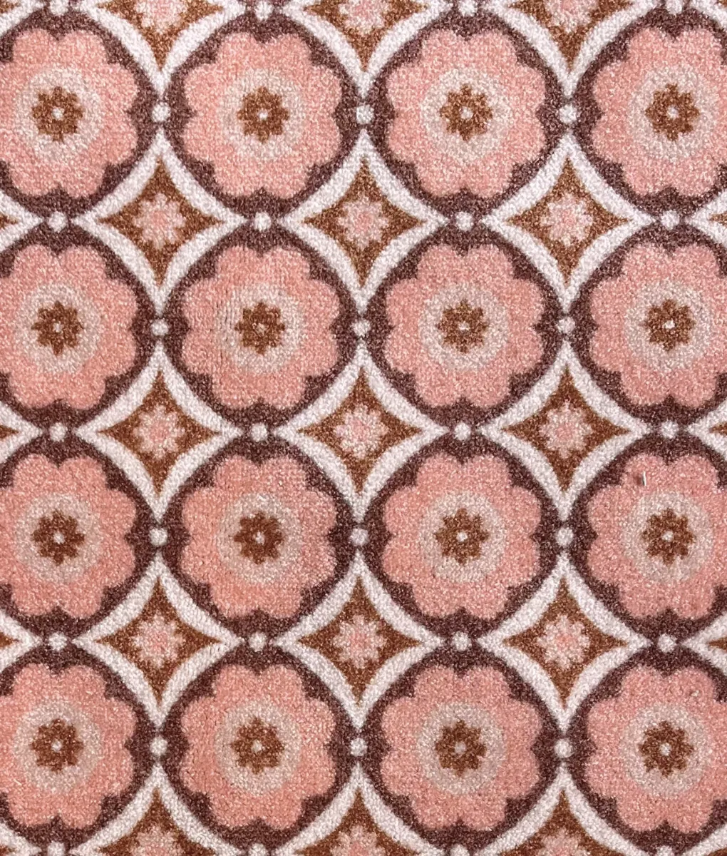 Maßgefertigte Fußmatte/Läufermatte – Mediterrane Rosa