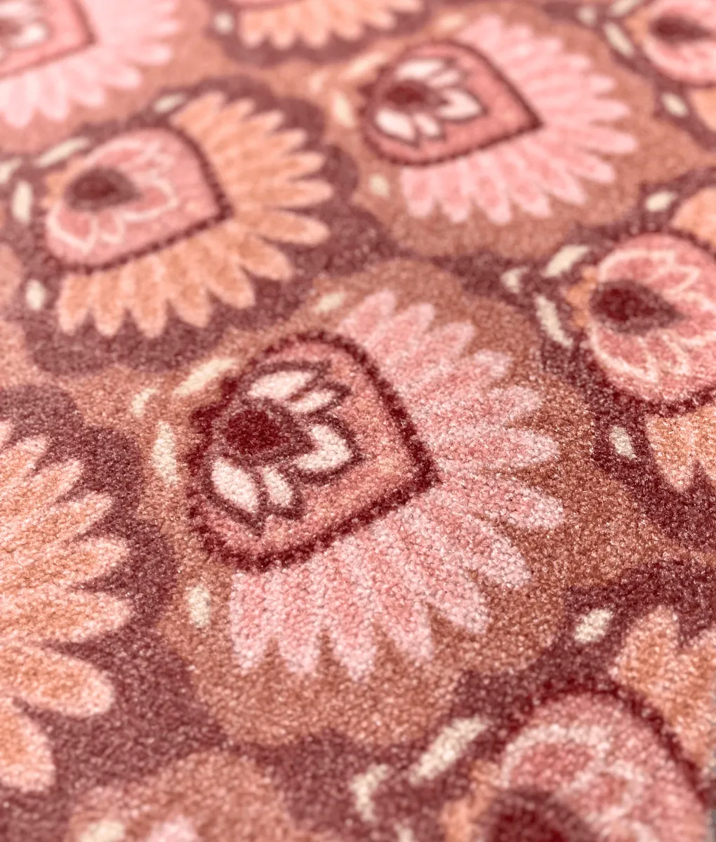 Maßgefertigte Fußmatte/Läufermatte – Majestic Rosa