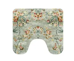 Toilettenmatte grün Blossom