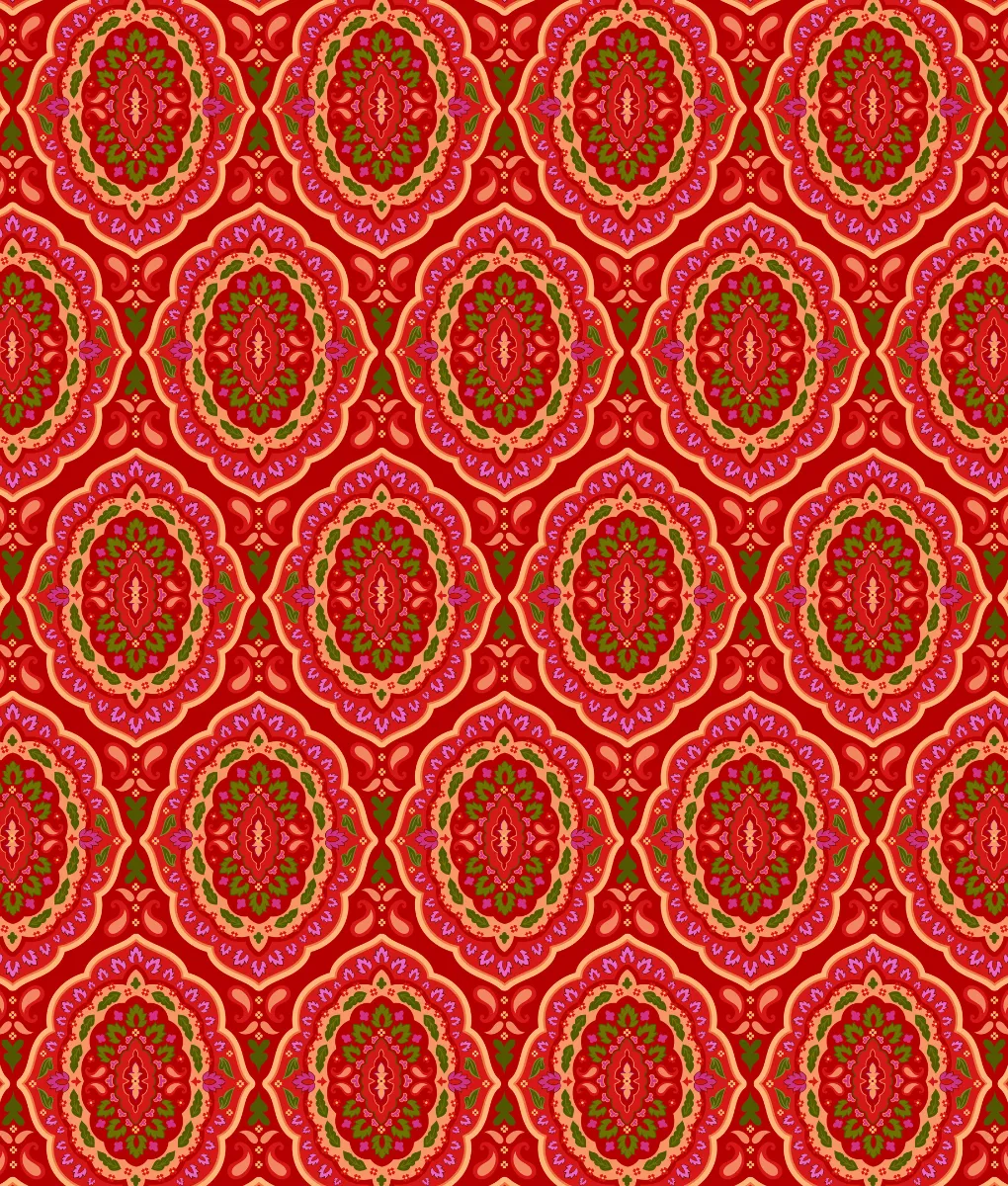 Maßgefertigte Fußmatte/Läufermatte – Medaillon Mix