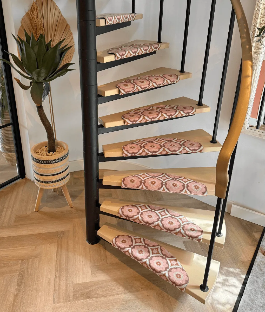 Treppenmatten - Mediterrane Pink