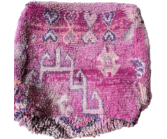 Berber-Pouf in Lila