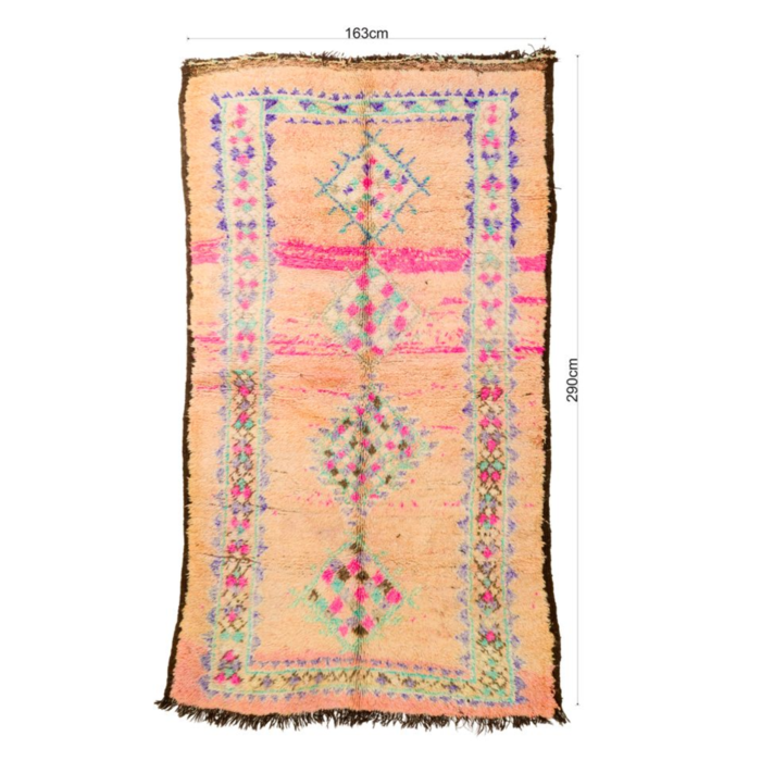 Marokkanischer Beni Mguild-Teppich Terra Beige –163x290cm