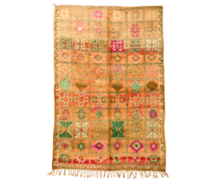 Marokkanischer Teppich Pfirsich 180x274cm