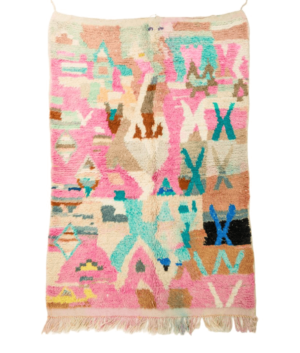 Berber-Teppich Rosé 155x240cm