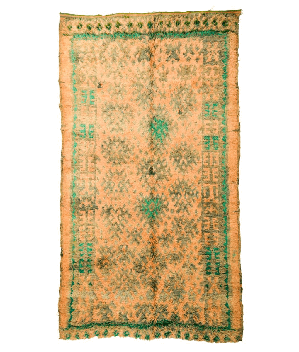 Marokkanischer Beni Mguild-Teppich grün – 186x330cm